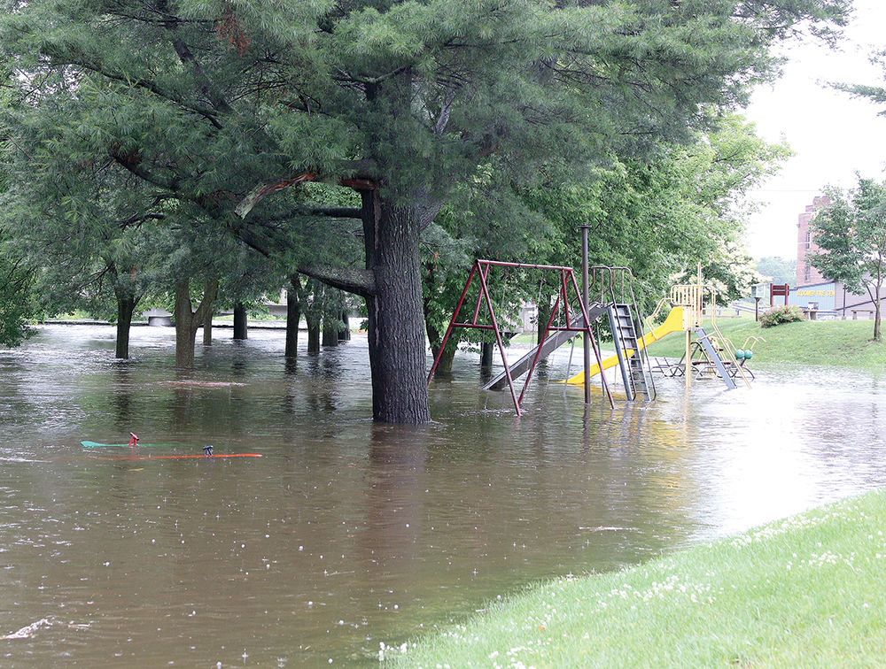 Flooding at Willis Park June 29, 2020